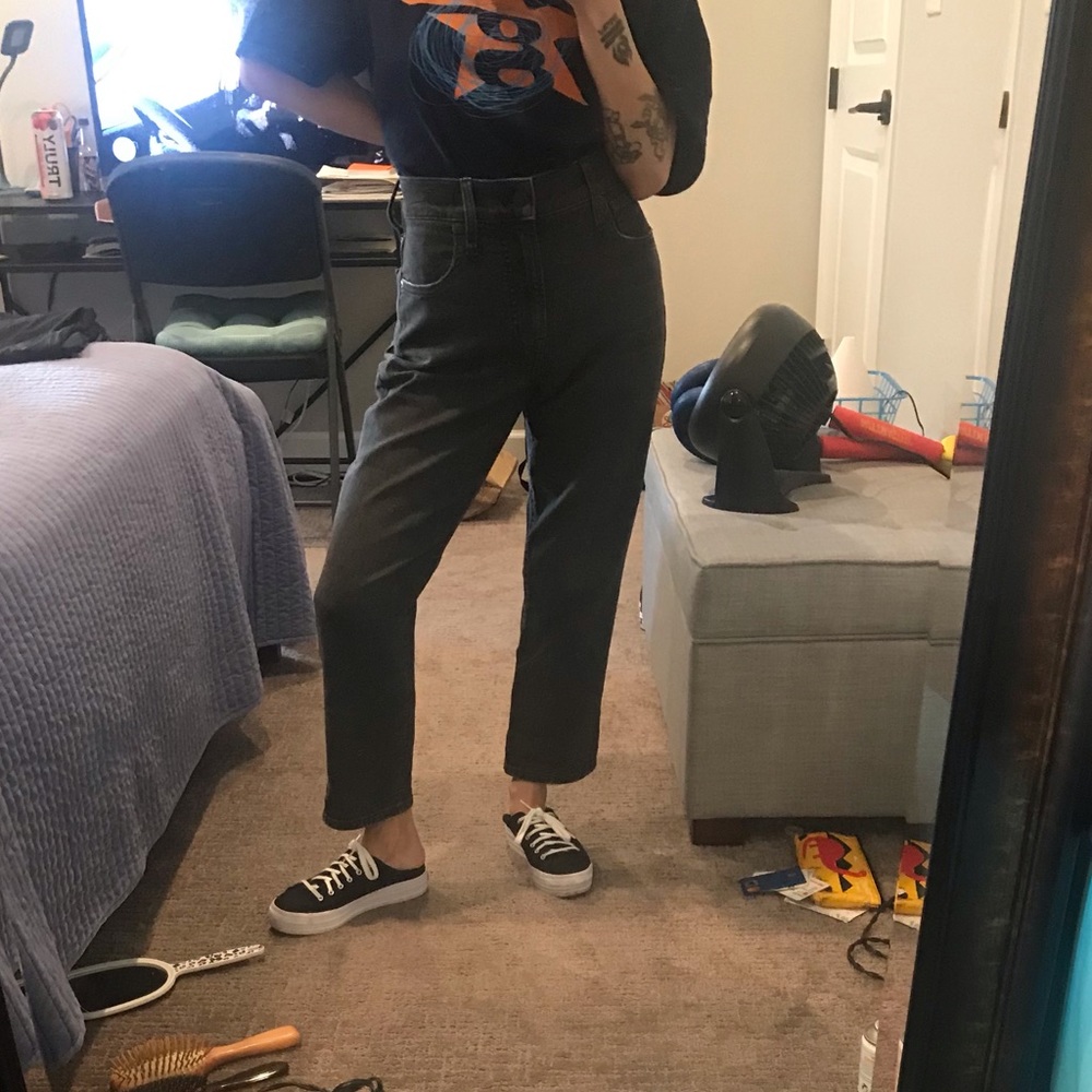 Madewell women’s perfect vintage jeans.